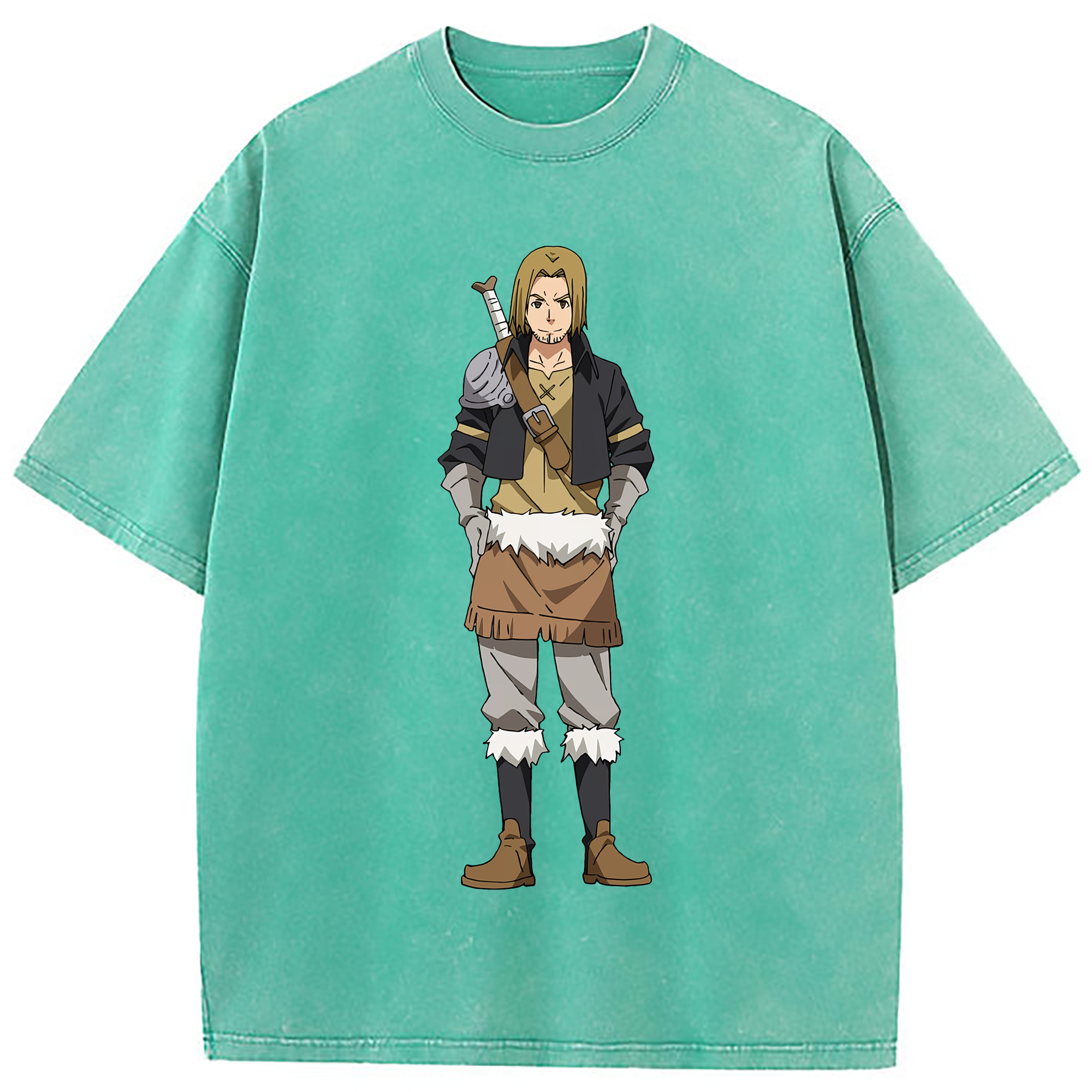 （画像用） 転スラ Regarding Reincarnated to Slime 綿100% ヴィンテージ風 半袖Tシャツ（フロントプリント）